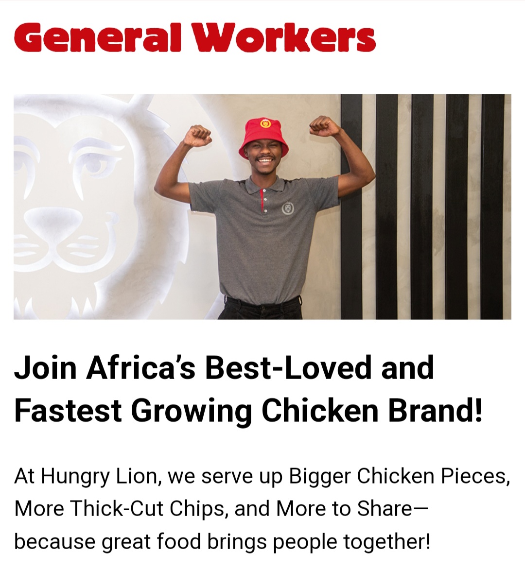 Hungry Lion General Workers X50