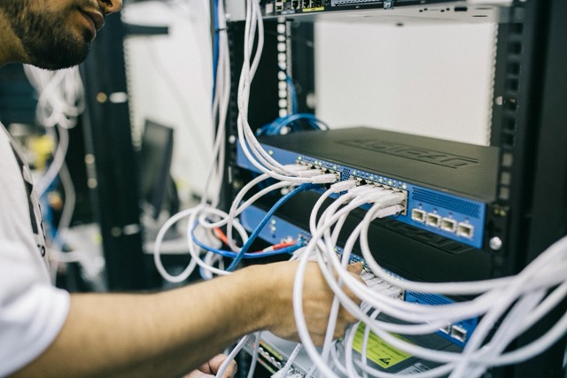 electronics engineer fixing cables on server for IT jobs south africa